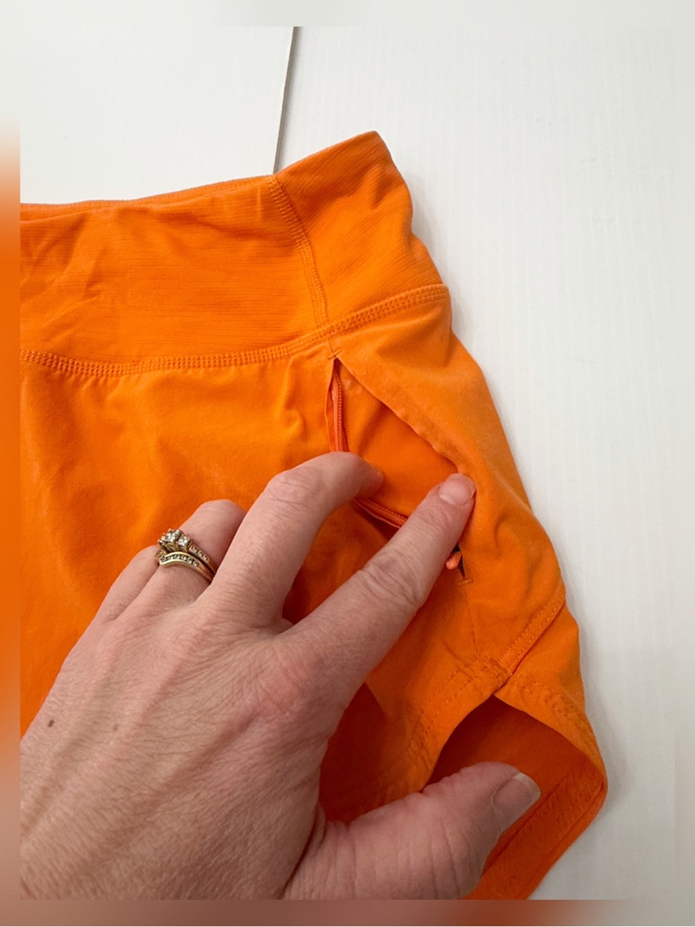 Outdoor Voices Hudson Shorts - Liner - Orange Athletic Shorts - M - Picture 3 of 14